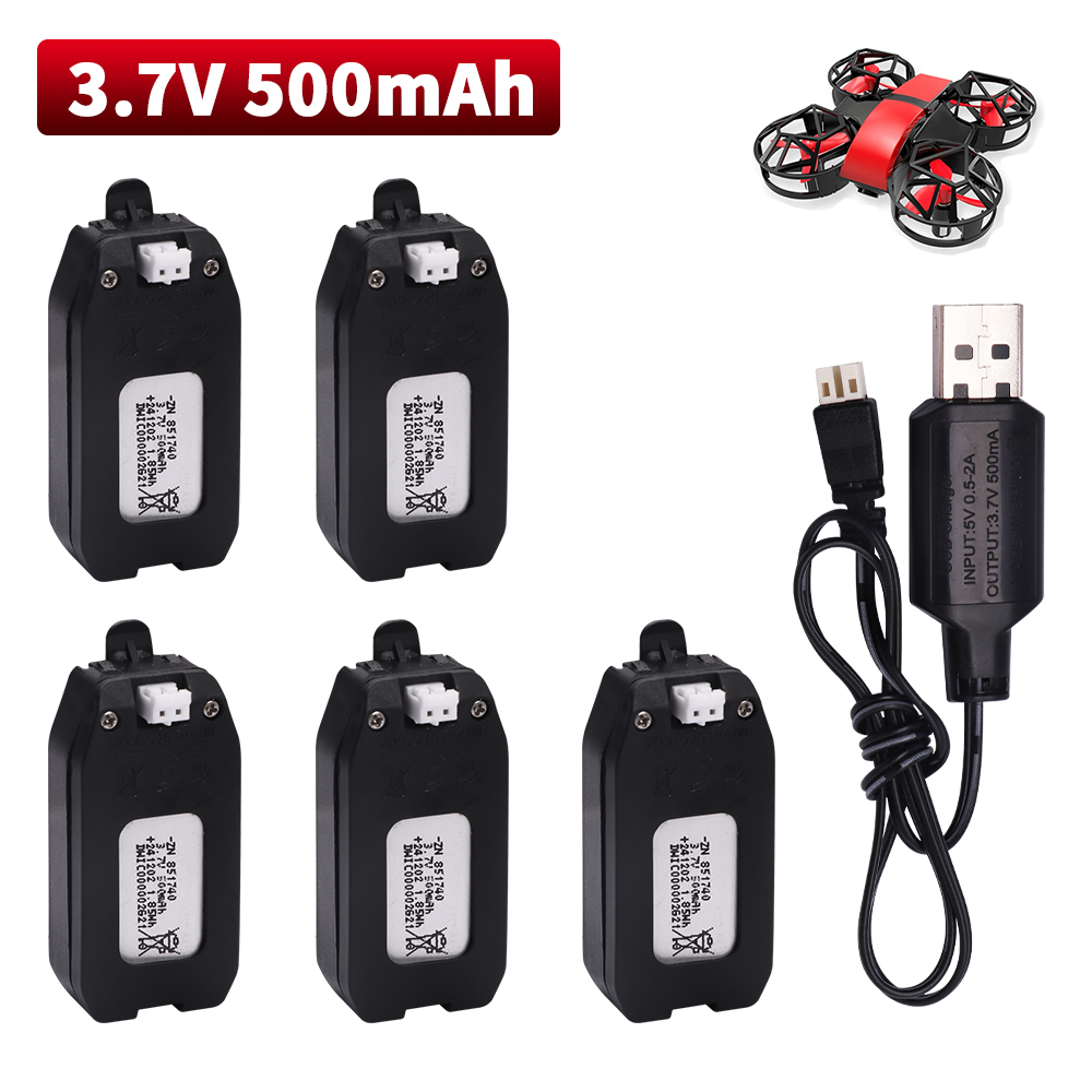 Eachine Drone E010 - 3.7V 500mAh lityum pil NH330 RH821